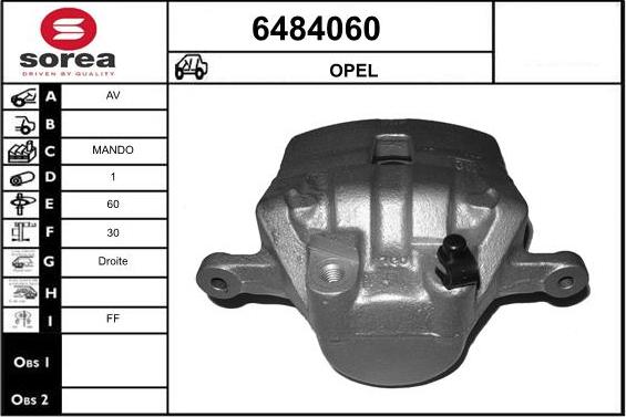 STARTCAR 6484060 - Спирачен апарат vvparts.bg