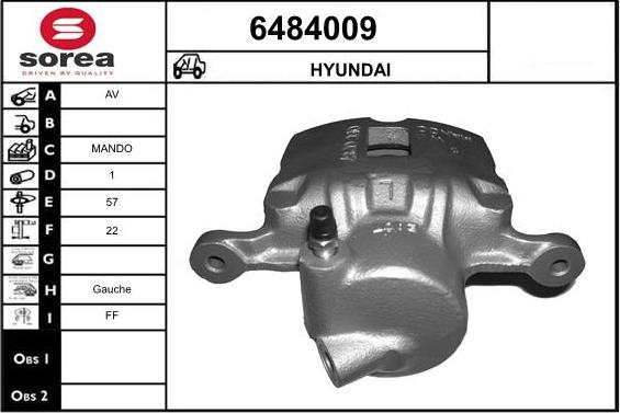 STARTCAR 6484009 - Спирачен апарат vvparts.bg