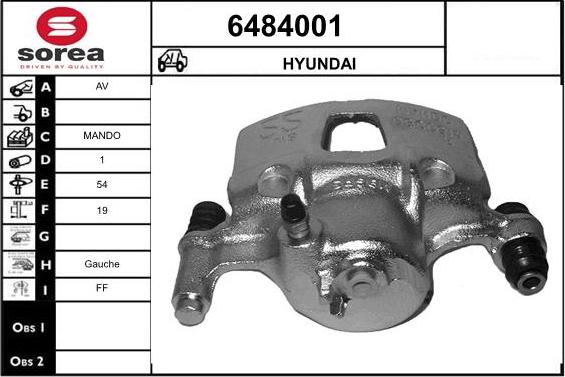 STARTCAR 6484001 - Спирачен апарат vvparts.bg