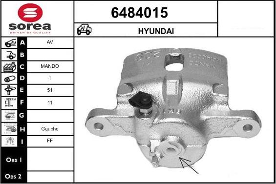 STARTCAR 6484015 - Спирачен апарат vvparts.bg