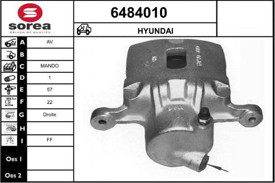 STARTCAR 6484010 - Спирачен апарат vvparts.bg