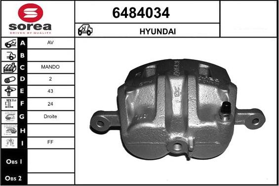 STARTCAR 6484034 - Спирачен апарат vvparts.bg