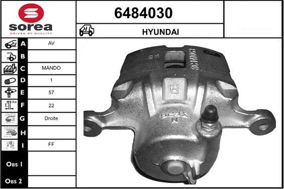 STARTCAR 6484030 - Спирачен апарат vvparts.bg