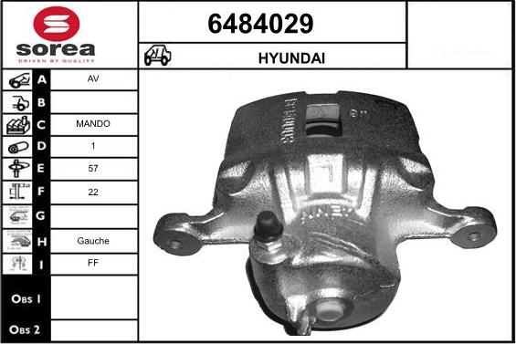 STARTCAR 6484029 - Спирачен апарат vvparts.bg