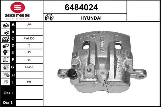 STARTCAR 6484024 - Спирачен апарат vvparts.bg