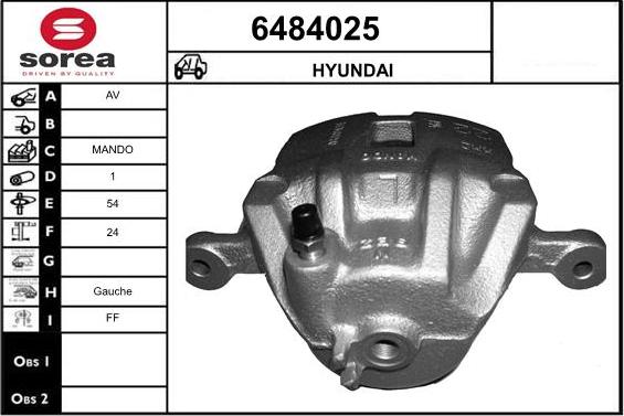 STARTCAR 6484025 - Спирачен апарат vvparts.bg