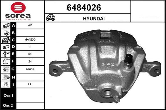 STARTCAR 6484026 - Спирачен апарат vvparts.bg