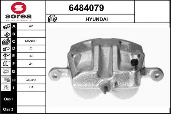 STARTCAR 6484079 - Спирачен апарат vvparts.bg