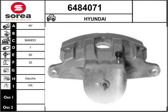 STARTCAR 6484071 - Спирачен апарат vvparts.bg