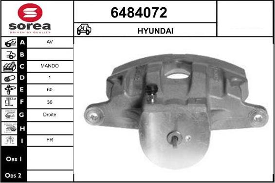 STARTCAR 6484072 - Спирачен апарат vvparts.bg