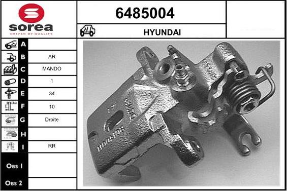 STARTCAR 6485004 - Спирачен апарат vvparts.bg