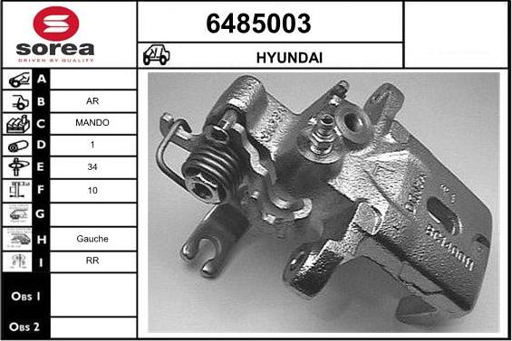 STARTCAR 6485003 - Спирачен апарат vvparts.bg