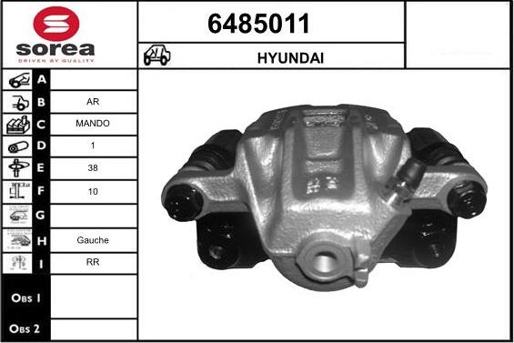 STARTCAR 6485011 - Спирачен апарат vvparts.bg