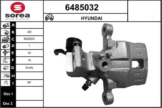 STARTCAR 6485032 - Спирачен апарат vvparts.bg