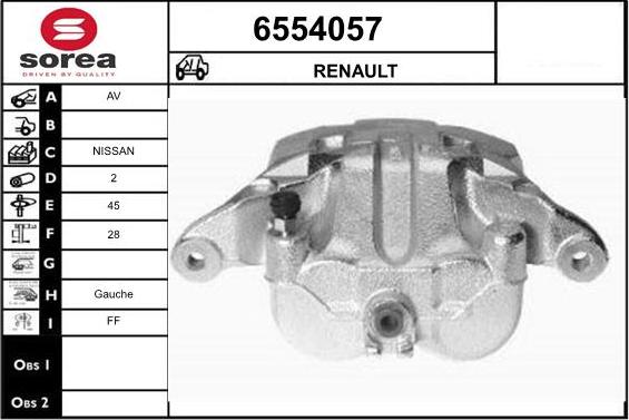 STARTCAR 6554057 - Спирачен апарат vvparts.bg