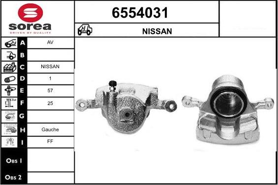 STARTCAR 6554031 - Спирачен апарат vvparts.bg