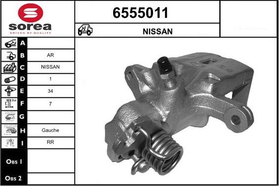 STARTCAR 6555011 - Спирачен апарат vvparts.bg