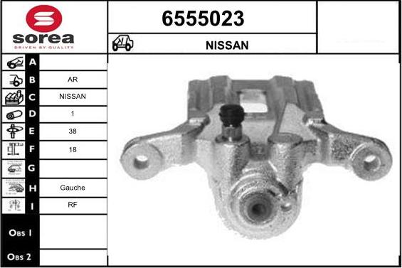 STARTCAR 6555023 - Спирачен апарат vvparts.bg