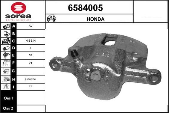 STARTCAR 6584005 - Спирачен апарат vvparts.bg