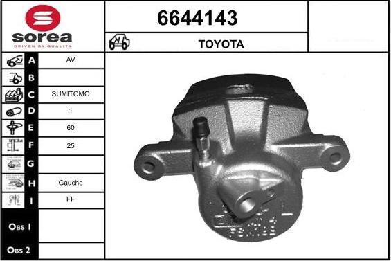 STARTCAR 6644143 - Спирачен апарат vvparts.bg