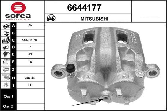 STARTCAR 6644177 - Спирачен апарат vvparts.bg