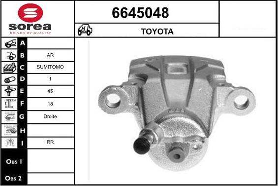 STARTCAR 6645048 - Спирачен апарат vvparts.bg