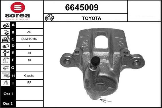 STARTCAR 6645009 - Спирачен апарат vvparts.bg