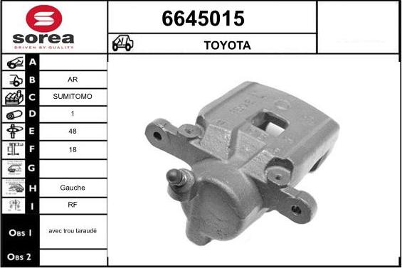 STARTCAR 6645015 - Спирачен апарат vvparts.bg