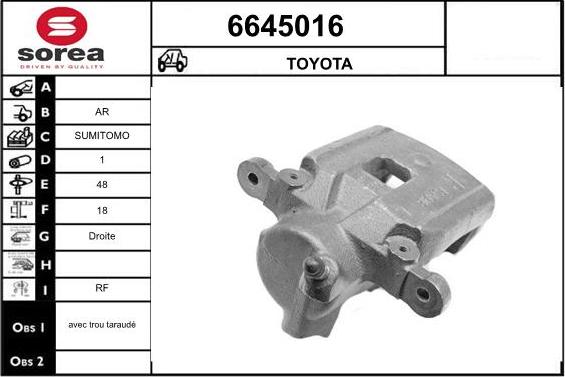 STARTCAR 6645016 - Спирачен апарат vvparts.bg