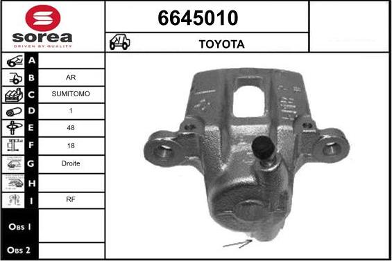 STARTCAR 6645010 - Спирачен апарат vvparts.bg