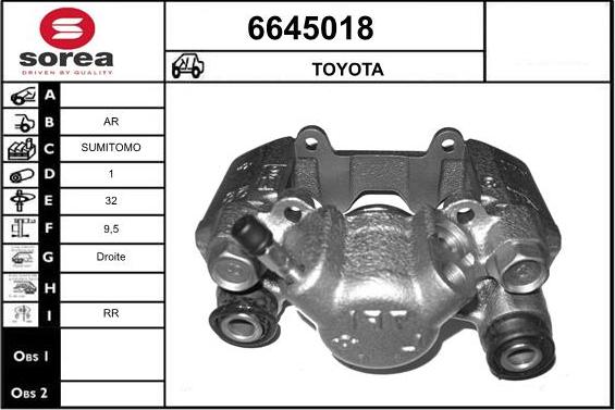 STARTCAR 6645018 - Спирачен апарат vvparts.bg