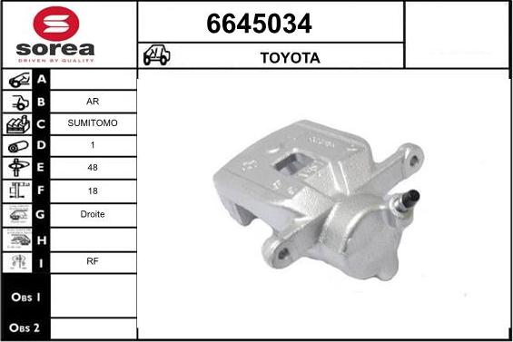 STARTCAR 6645034 - Спирачен апарат vvparts.bg