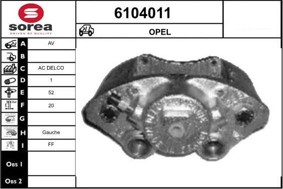 STARTCAR 6104011 - Спирачен апарат vvparts.bg