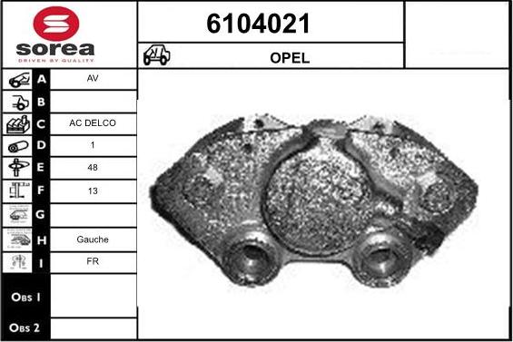 STARTCAR 6104021 - Спирачен апарат vvparts.bg