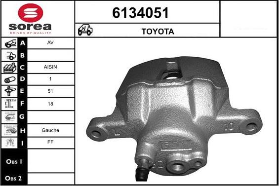 STARTCAR 6134051 - Спирачен апарат vvparts.bg