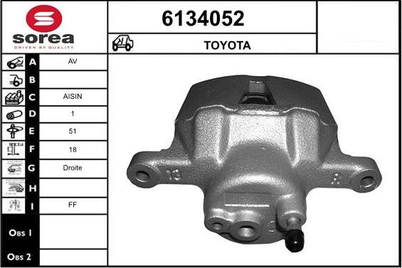 STARTCAR 6134052 - Спирачен апарат vvparts.bg