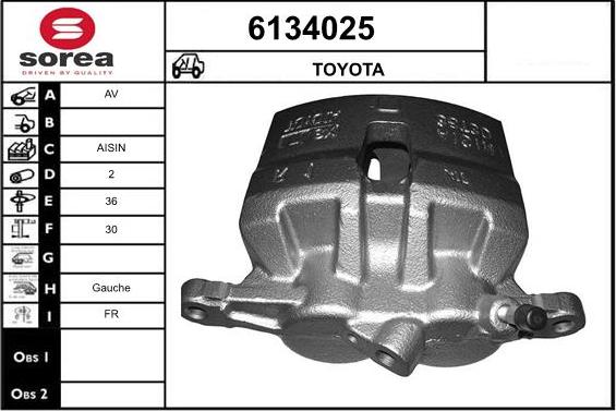 STARTCAR 6134025 - Спирачен апарат vvparts.bg