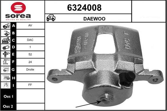 STARTCAR 6324008 - Спирачен апарат vvparts.bg