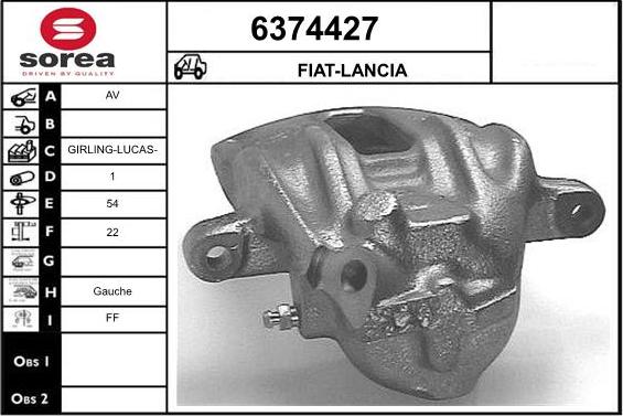 STARTCAR 6374427 - Спирачен апарат vvparts.bg