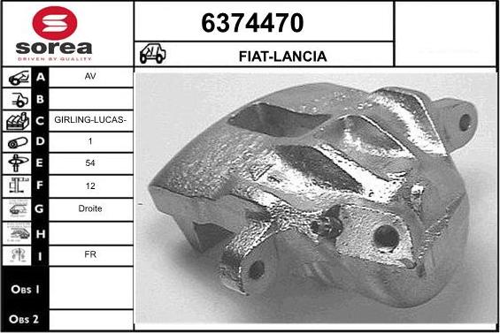 STARTCAR 6374470 - Спирачен апарат vvparts.bg