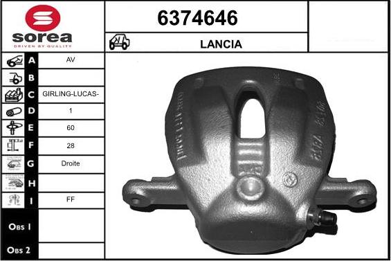 STARTCAR 6374646 - Спирачен апарат vvparts.bg