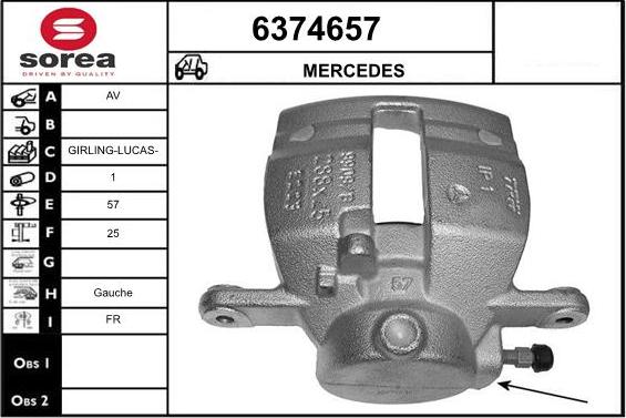 STARTCAR 6374657 - Спирачен апарат vvparts.bg