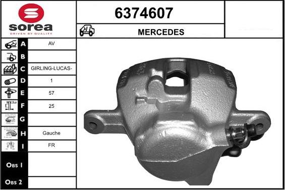 STARTCAR 6374607 - Спирачен апарат vvparts.bg