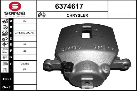 STARTCAR 6374617 - Спирачен апарат vvparts.bg