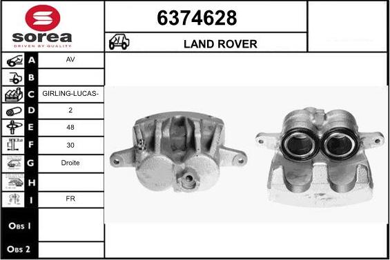 STARTCAR 6374628 - Спирачен апарат vvparts.bg