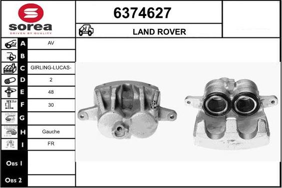 STARTCAR 6374627 - Спирачен апарат vvparts.bg