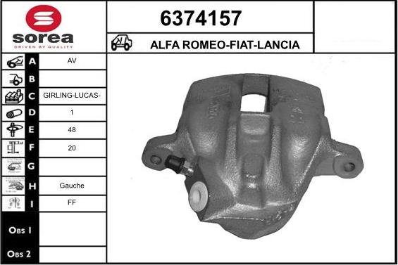 STARTCAR 6374157 - Спирачен апарат vvparts.bg