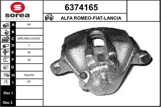 STARTCAR 6374165 - Спирачен апарат vvparts.bg