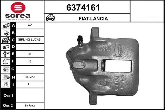 STARTCAR 6374161 - Спирачен апарат vvparts.bg