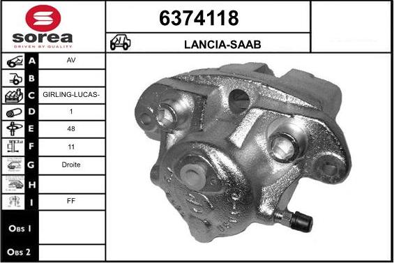 STARTCAR 6374118 - Спирачен апарат vvparts.bg